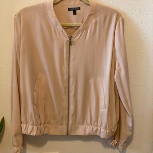 Bomber Jacket in BLUSH! Spring ready!